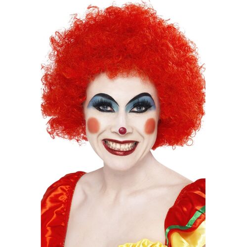 Afro Red Wig Costume Accessory