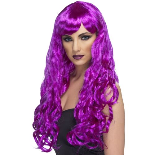 Desire Wig Costume Accessory Long Purple 