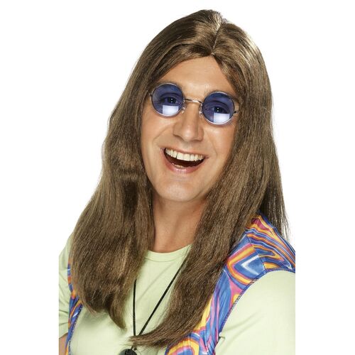 Neil Hippy Brown Wig Costume Accessory
