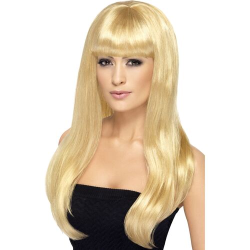Long Blonde Straight Babelicious Wig Costume Accessory