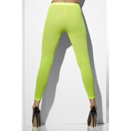 Footless Tights Opaque Neon Green