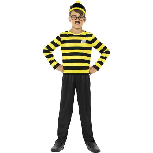 Where's Wally? Odlaw Child Costume Size: Large