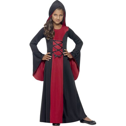 Hooded Vamp Robe Child Costume Size: Small