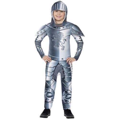 Armoured Knight Deluxe Child Costume Size: Medium