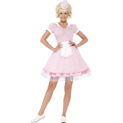 50's Diner Girl Adult Costume Size: Small