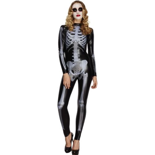 Fever Skeleton Adult Costume Size: Small