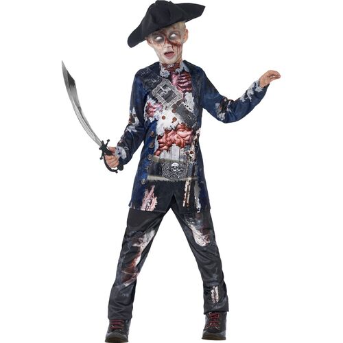 Jolly Rotten Pirate Deluxe Child Costume Size: Large