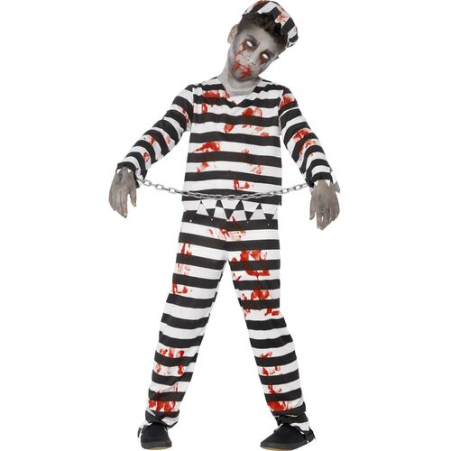 Zombie Convict Child Costume Size: Large
