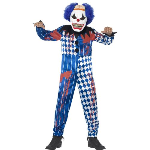 Sinister Clown Deluxe Child Costume Size: Medium