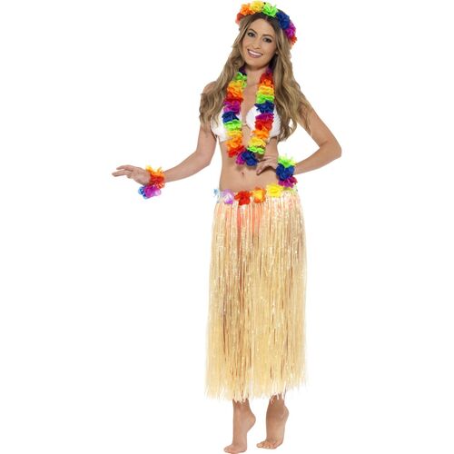 Rainbow Hawaiian Costume Accessory Set
