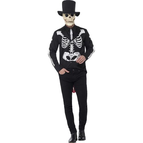 Day of the Dead Senor Skeleton Adult Costume Size: Large