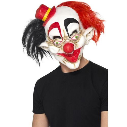 Creepy Clown Mask Costume Accessory