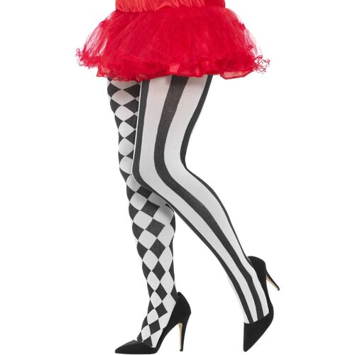 Harlequin Tights Costume Accessory Size: Large - Extra Large
