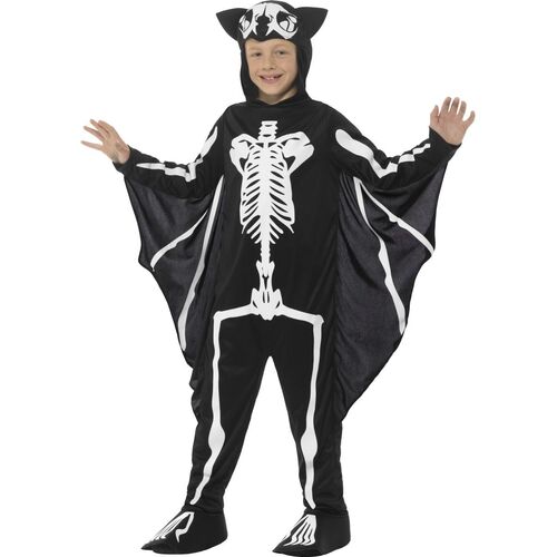 Bat Skeleton Child Costume Size: Large
