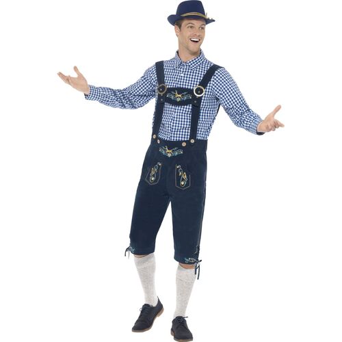 Traditional Deluxe Rutger Bavarian Adult Costume Size: Medium