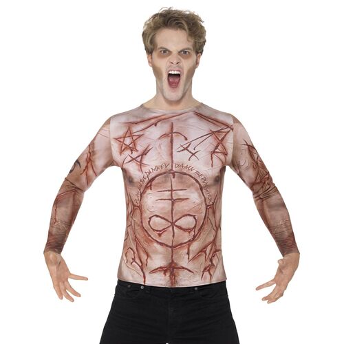 Mutilated Skin T-Shirt Adult Costume Size: Medium