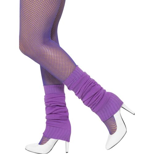 Purple Leg Warmers Costume Accessory