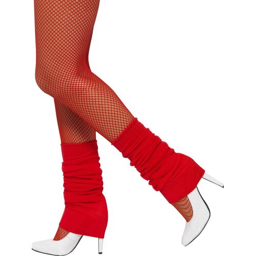 Red Leg Warmers Costume Accessory
