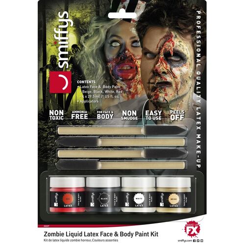 Horror Zombie Liquid Latex Set