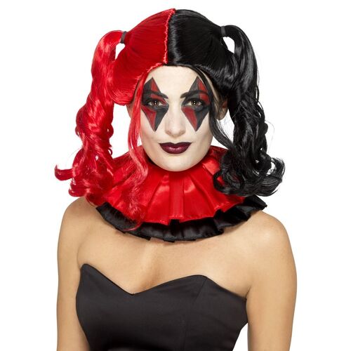 Twisted Harlequin Wig Costume Accessory