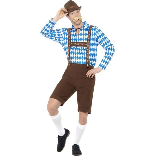 Bavarian Beer Man Adult Costume Size: Large