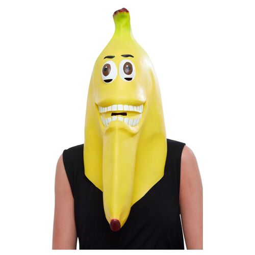Banana Latex Mask Costume Accessory