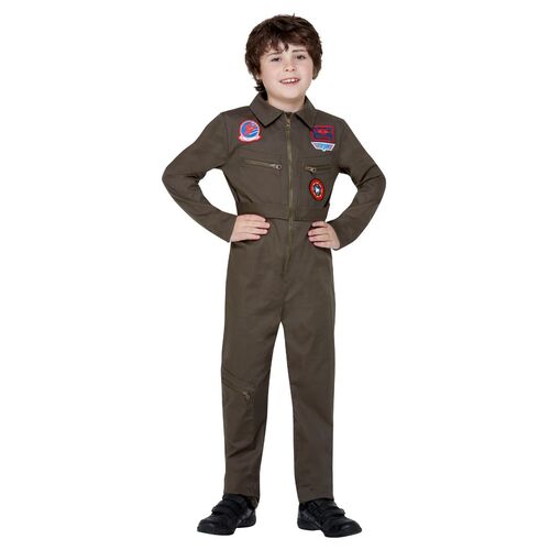 Top Gun Jumpsuit Child Costume Size: Large