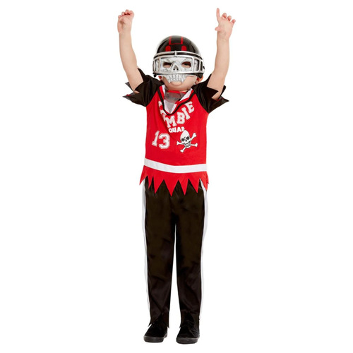 Zombie Football Player Child Costume Size: Small
