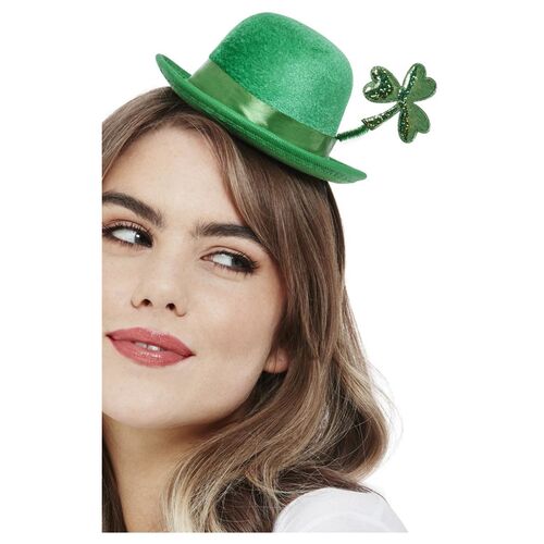 Paddy's Day Deluxe Mini Bowler Hat Costume Accessory