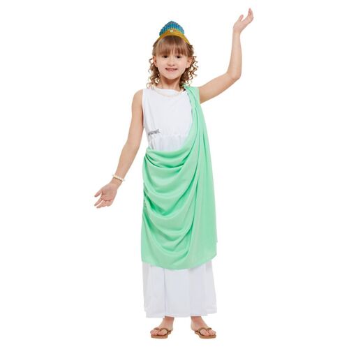 Horrible Histories Roman Girl Child Costume Size: Large