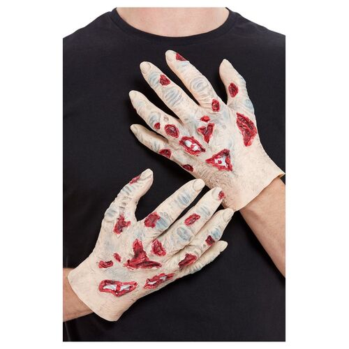 Zombie Latex Hands Costume Accessory