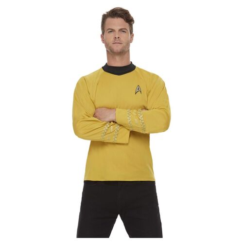 Star Trek Original Series Command Gold Uniform Adult Costume Size: Medium