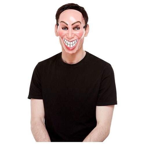 Smiler Male Mask Costume Accessory