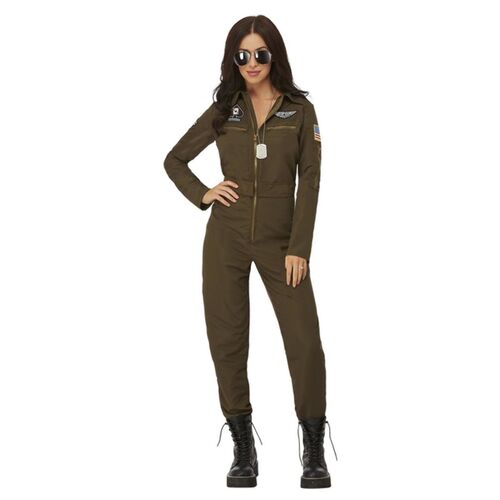 Top Gun Maverick Ladies Aviator Adult Costume Size: Medium