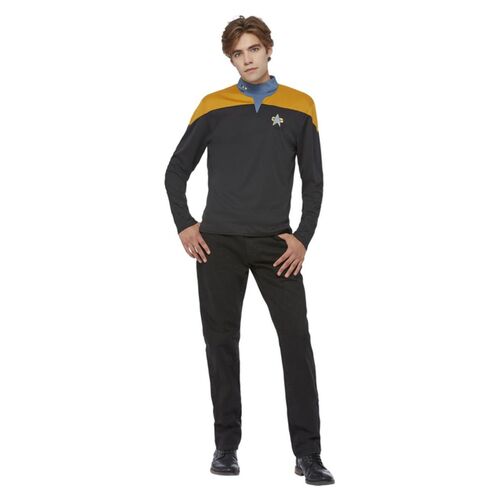 Star Trek Voyager Operations Uniform Adult Costume Size: Large