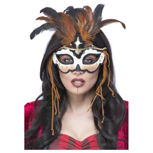 Voodoo Priestess Eyemask Costume Accessory