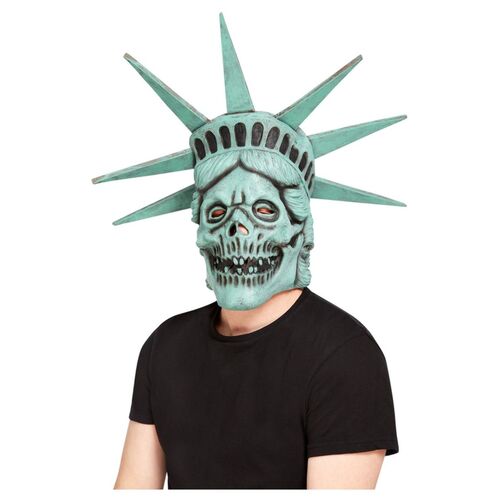 Liberty Skull Overhead Latex Mask Costume Accessory
