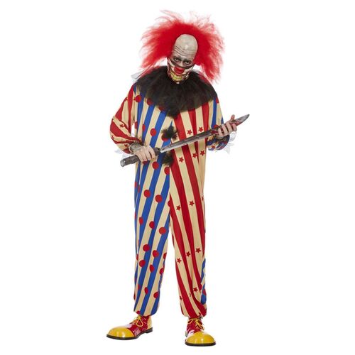Creepy Clown Adult Costume Size: Extra Large