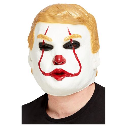 Clown Overhead Latex Mask Costume Accessory
