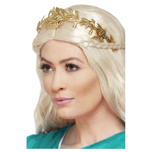 Grecian Leaf Headband Gold Costume Accessory