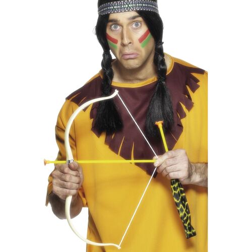Indian Bow and Arrow Set Costume Prop 