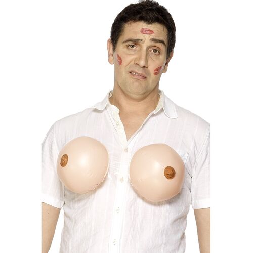 Inflatable Boobs Costume Accessory