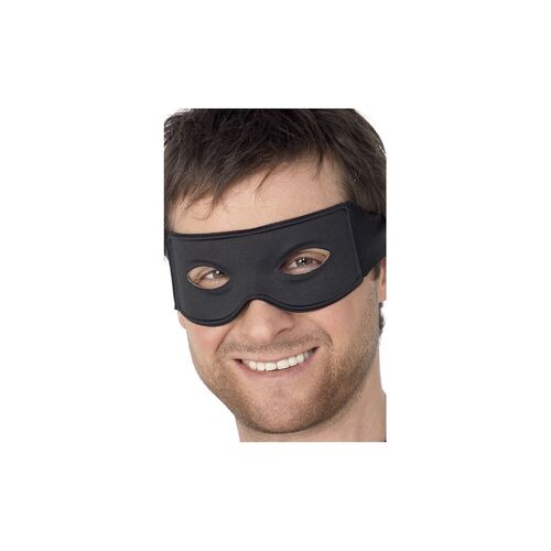 Bandit Eyemask and Tie Scarf Black Costume Accessory