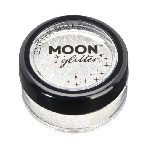Moon Glitter Iridescent Glitter Shaker 5g White
