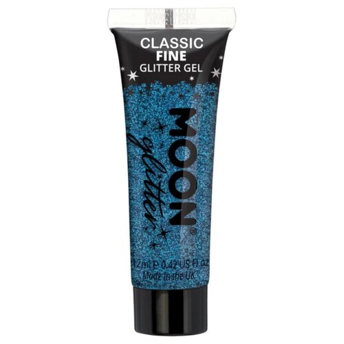 Moon Glitter Classic Fine Glitter Gel 12ml Blue