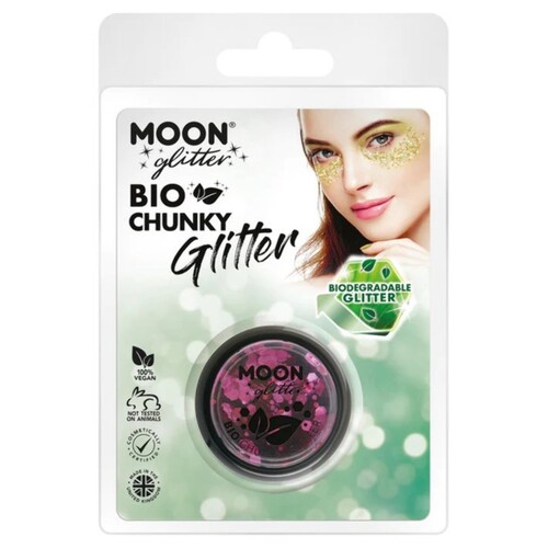 Moon Glitter Bio Chunky Glitter 3g Dark Rose