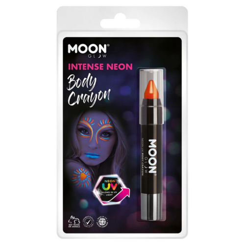 Moon Glow Intense Neon UV Body Crayon 3.2g Intense Orange