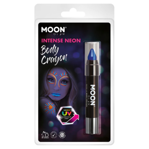 Moon Glow Intense Neon UV Body Crayon 3.2g Intense Blue