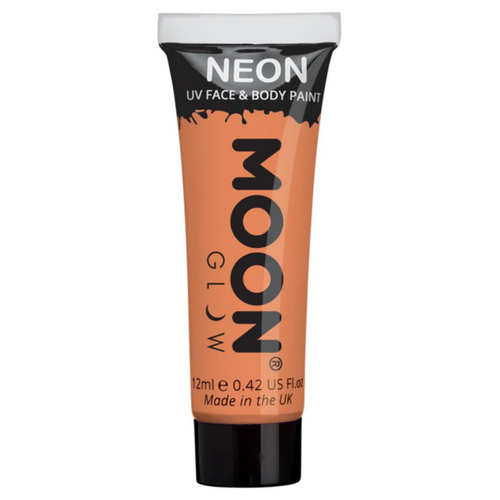 Moon Glow Pastel Neon UV Face Paint 12ml Pastel Orange