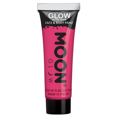 Moon Glow - Glow in the Dark Face Paint 12ml Pink